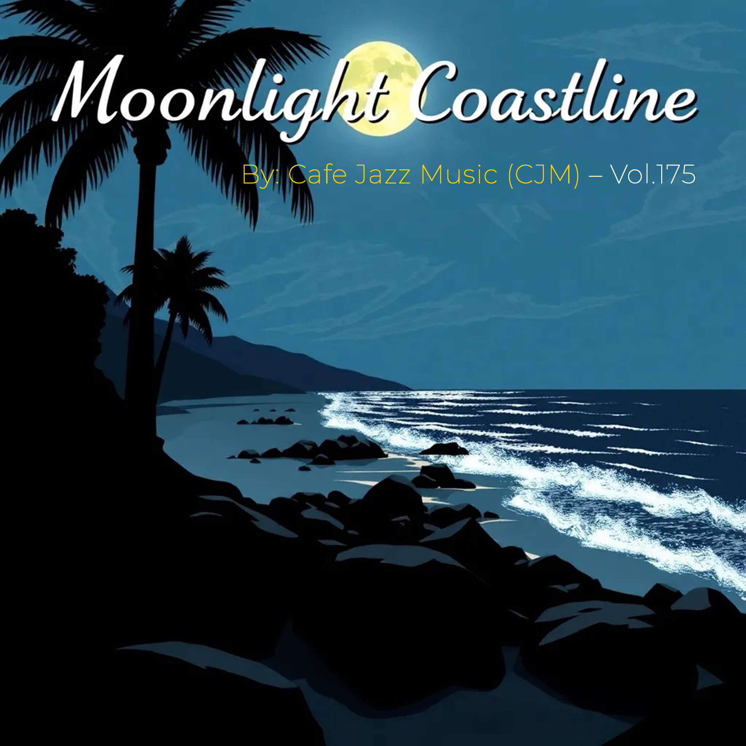 Лёгкая фоновая музыка для машины - 
Moonlight Coastline ◆ Playlist-175